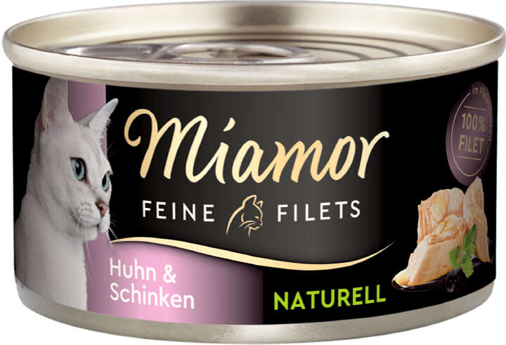 Miamor Katzen-Nassfutter Feine Filets mit Huhn & Schinken